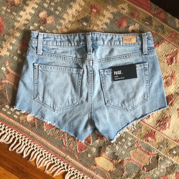 PAIGE Keira Shorts Mayan Piecing NWT - Picture 5 of 7
